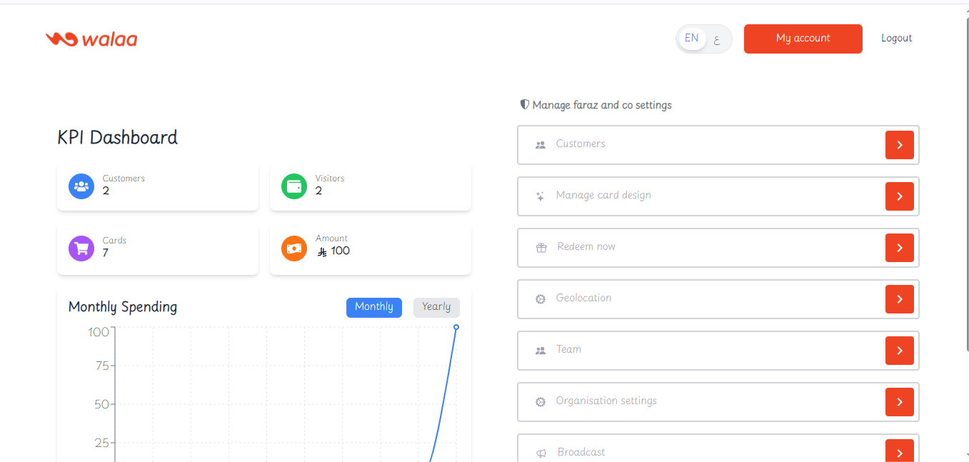 Walaa Loyalty and Rewards Platform